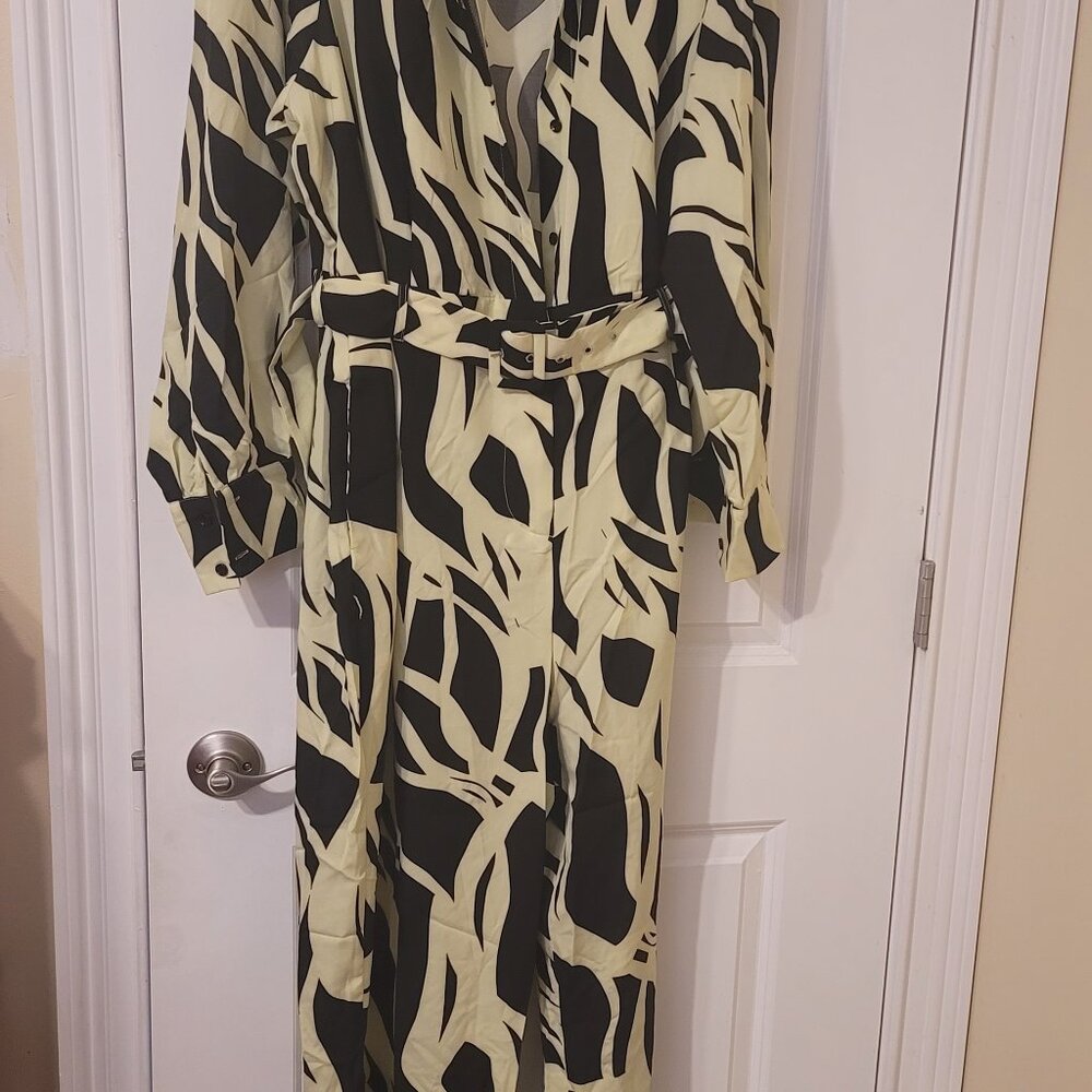 NWT Zebra print jumpsuit